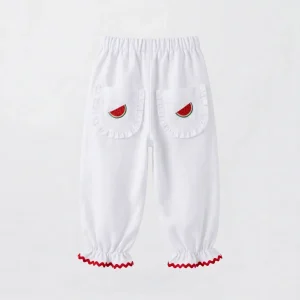 Pantalón blanco sandías