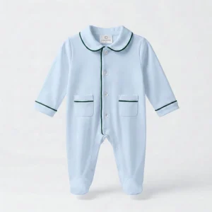 Pijama Enterizo Alex Celeste