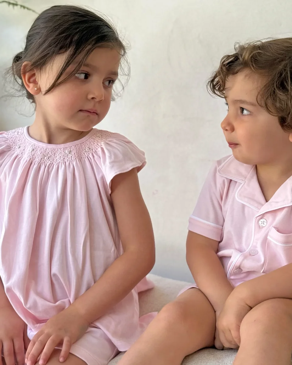 Pijama Sofía Corto Rosa - Imagen 6