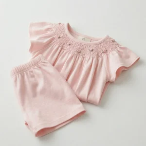 Pijama Sofía Corto Rosa