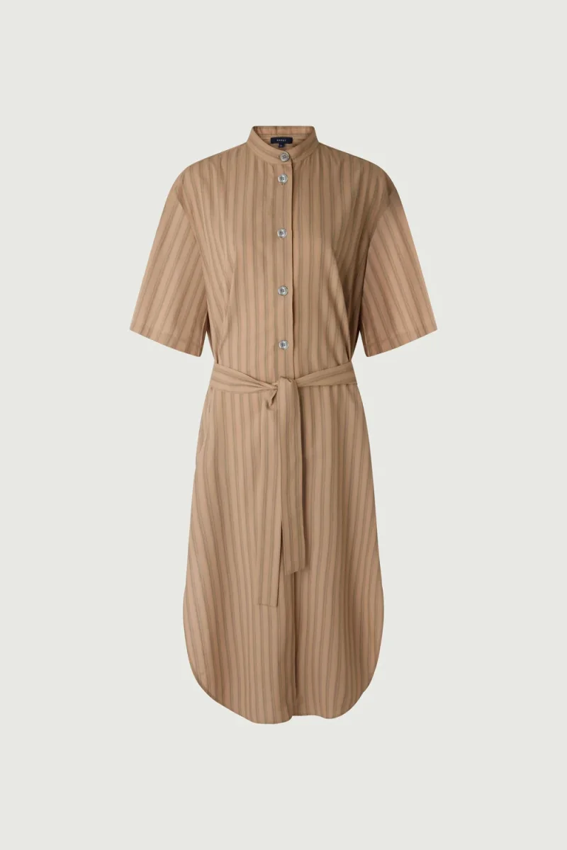 VESTIDO IZZO BEIGE VERDE - Imagen 6