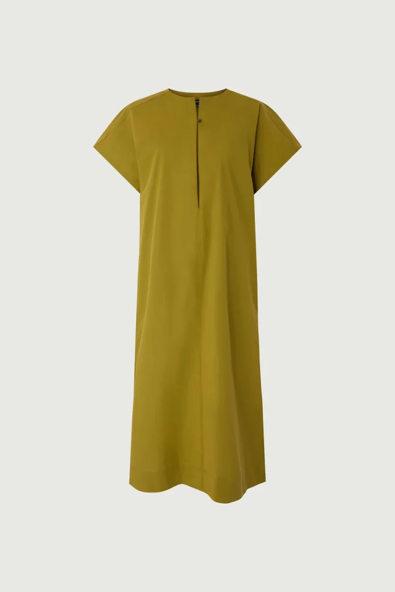 VESTIDO IANNI VERDE OLIVA - Imagen 5