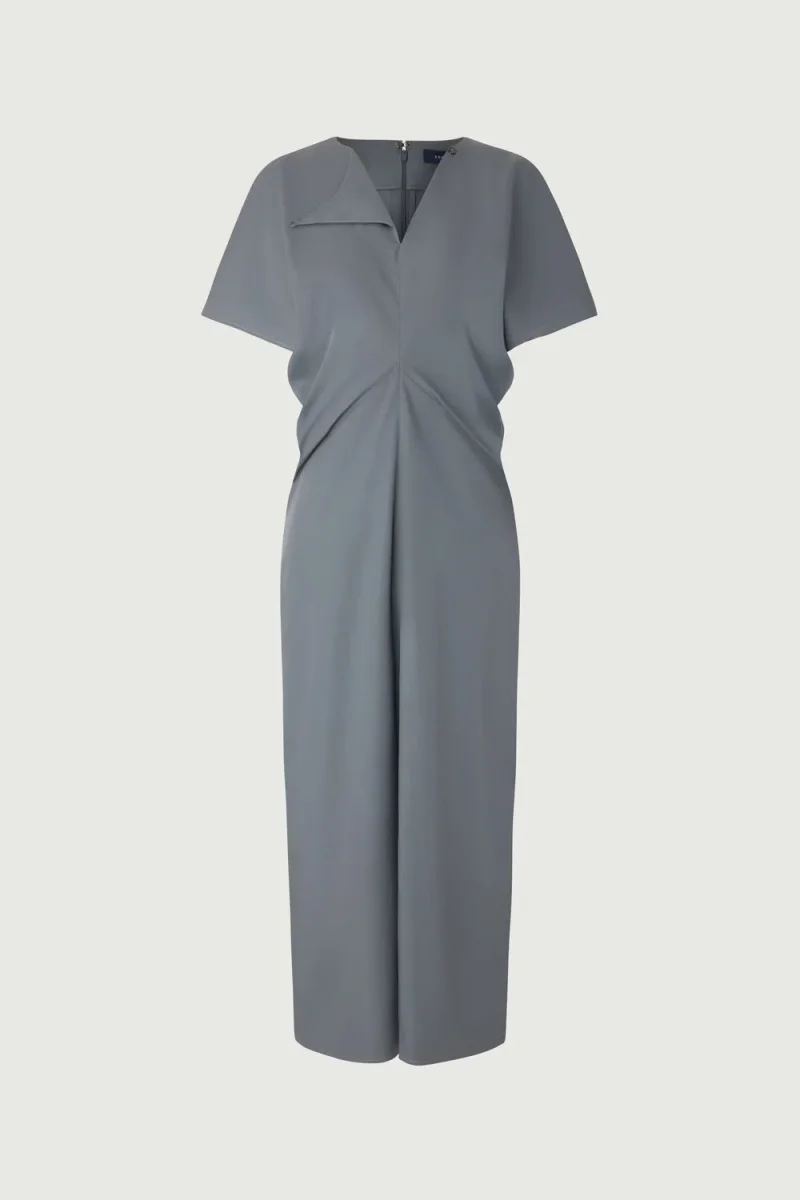 VESTIDO ELLA GRIS/AZUL - Imagen 7
