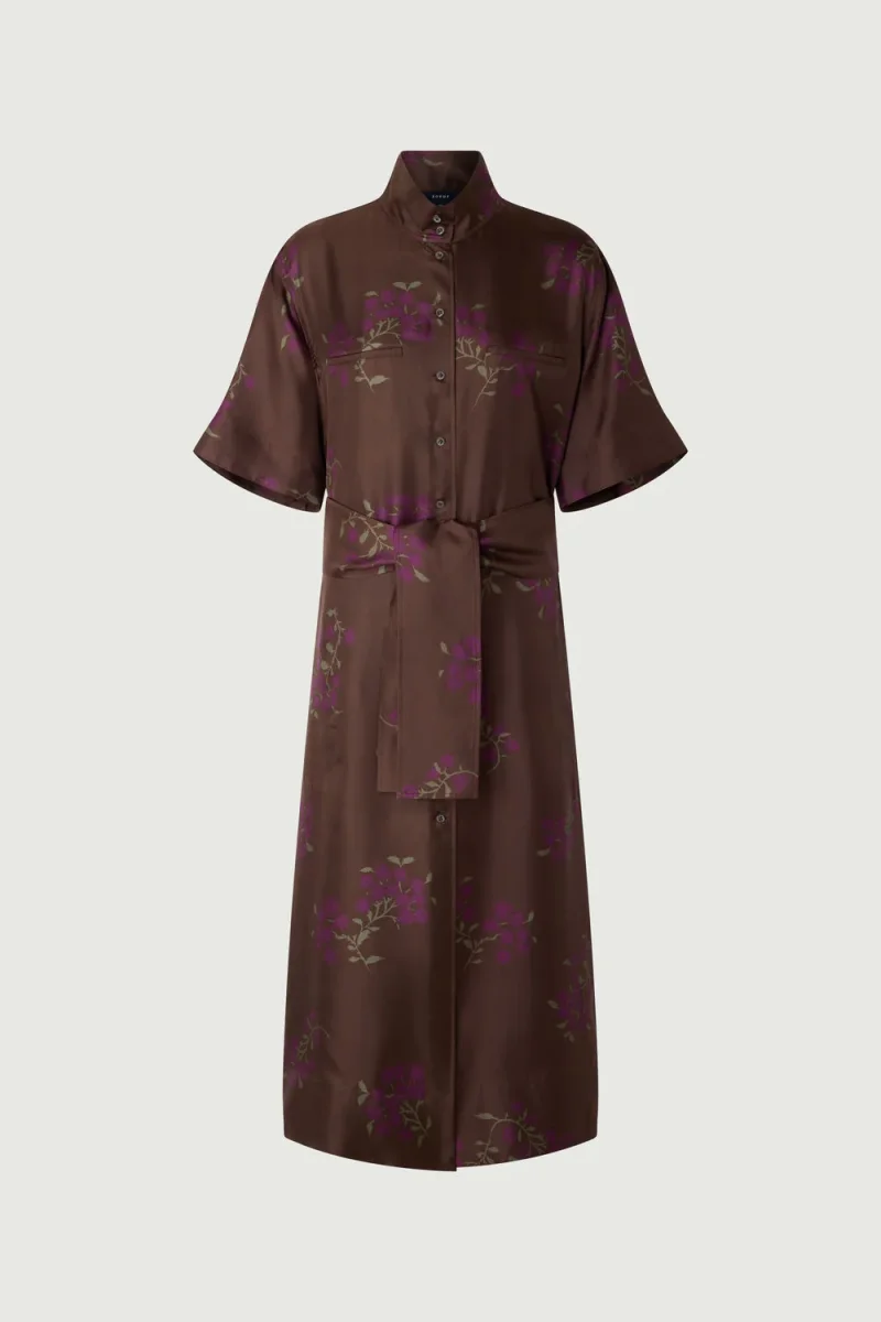 VESTIDO WITTY MARRÓN/VIOLETA - Imagen 6