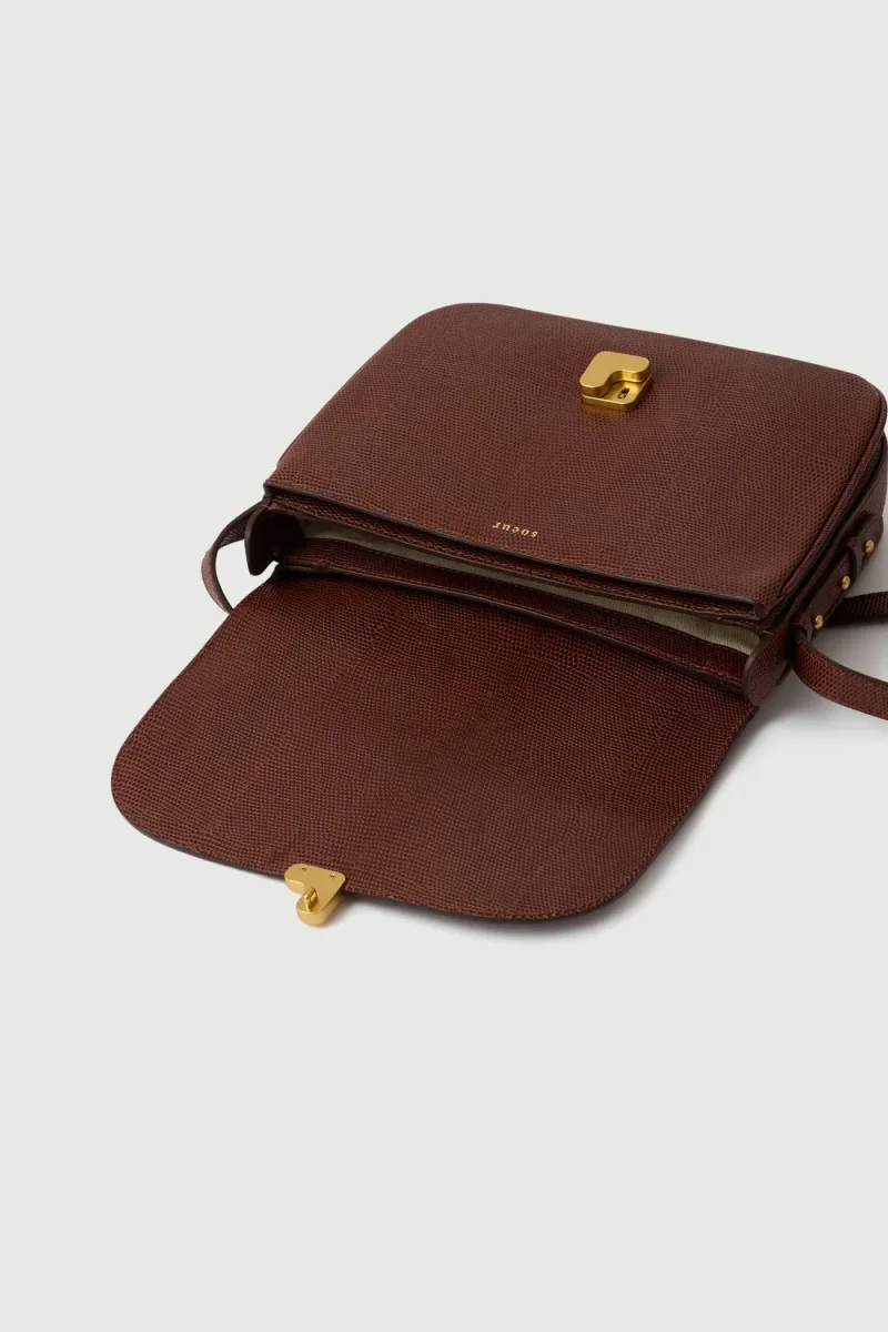 BOLSO BELLISSIMA MAXI COÑAC CAVIAR - Imagen 5