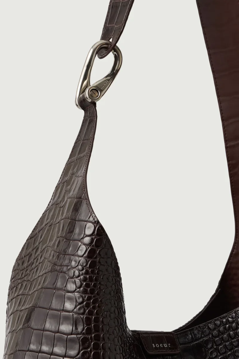 BOLSO COSIMA MARRÓN OSCURO - Imagen 6