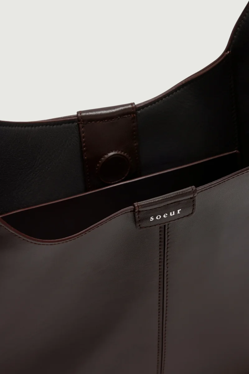 BOLSO COSIMA MINI MARRÓN - Imagen 5