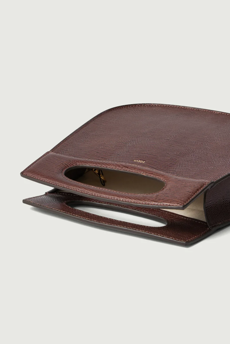 BOLSO CHERI CHOCOLATE LAGARTO - Imagen 5