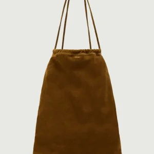 BOLSO SIA CARAMELO COSTRA DE CUERO