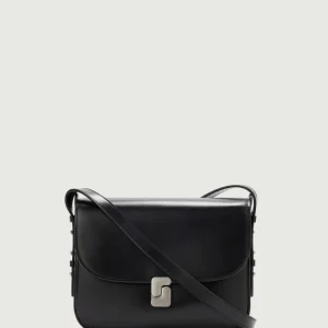 BOLSO BELLISSIMA MAXI NEGRO CIERRE PLATEADO