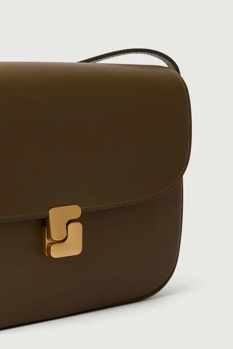 BOLSO BELLISSIMA MAXI CAQUI DORADO - Imagen 5