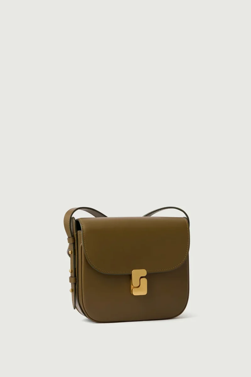 BOLSO BELLISSIMA MINI CAQUI DORADO - Imagen 4