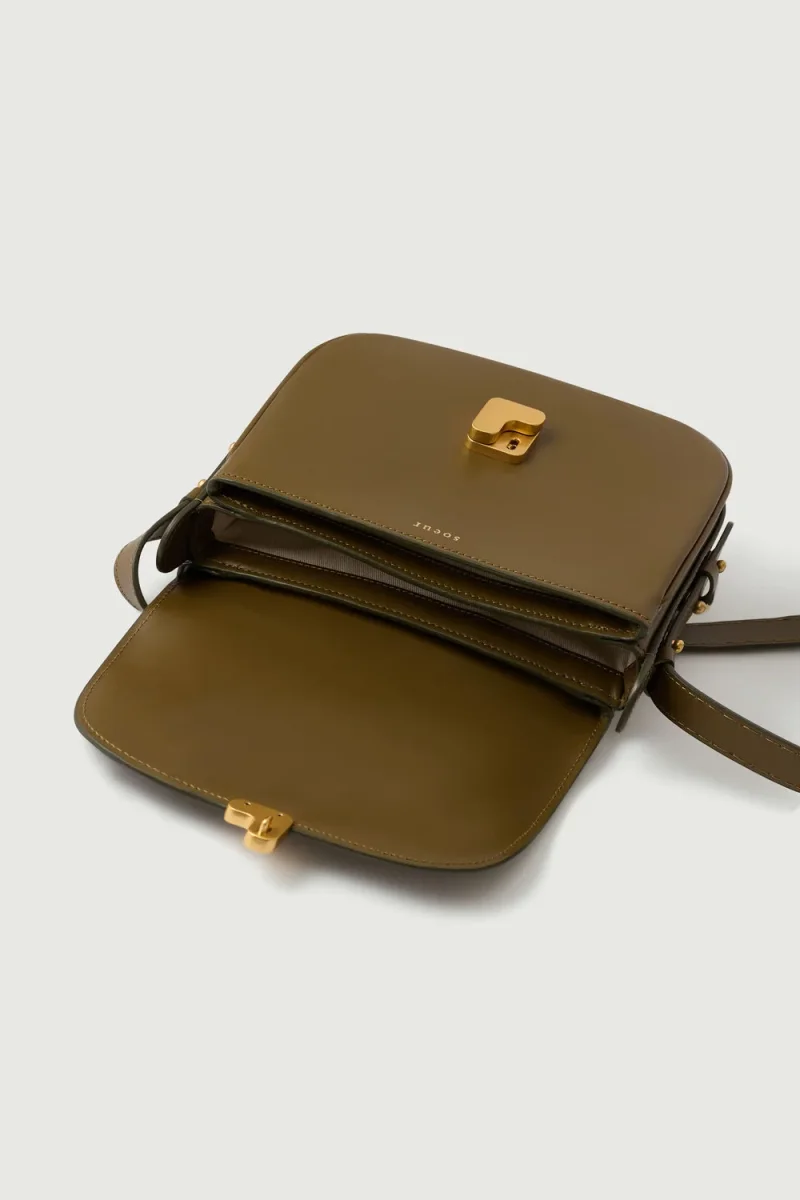 BOLSO BELLISSIMA MINI CAQUI DORADO - Imagen 6