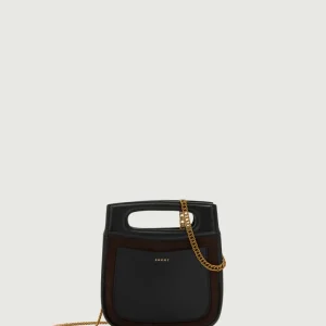 BOLSO CHERI MINI MARRÓN OSCURO CUERO NOBUCK