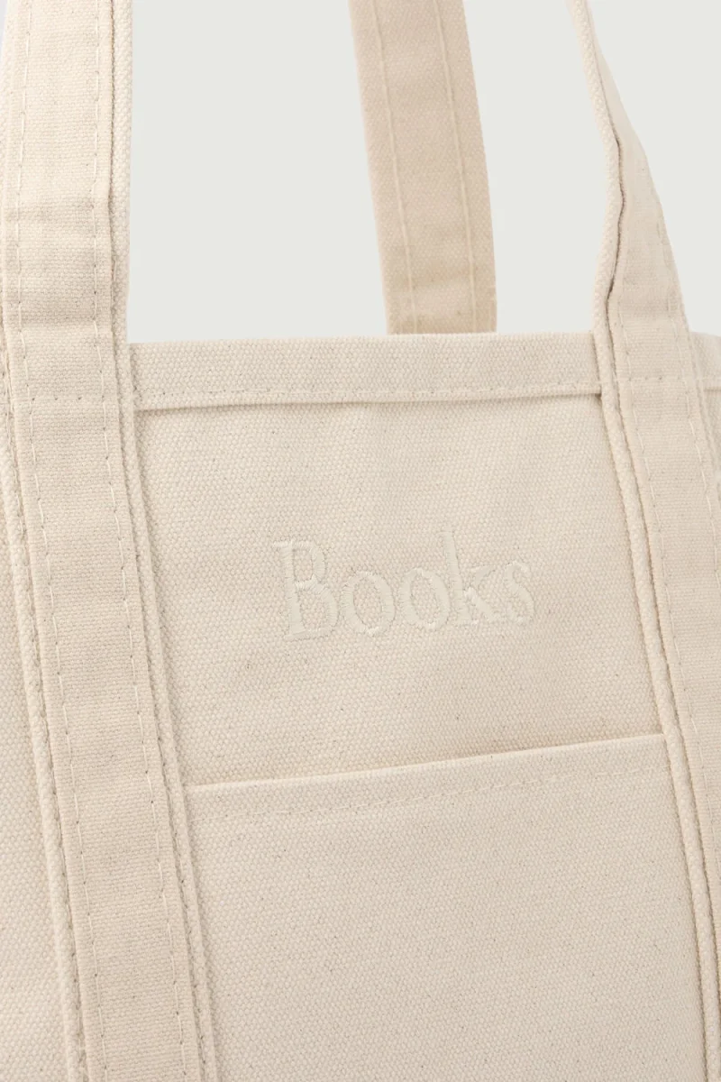 CABAS BOOKS MEDIUM ECRU - Imagen 3