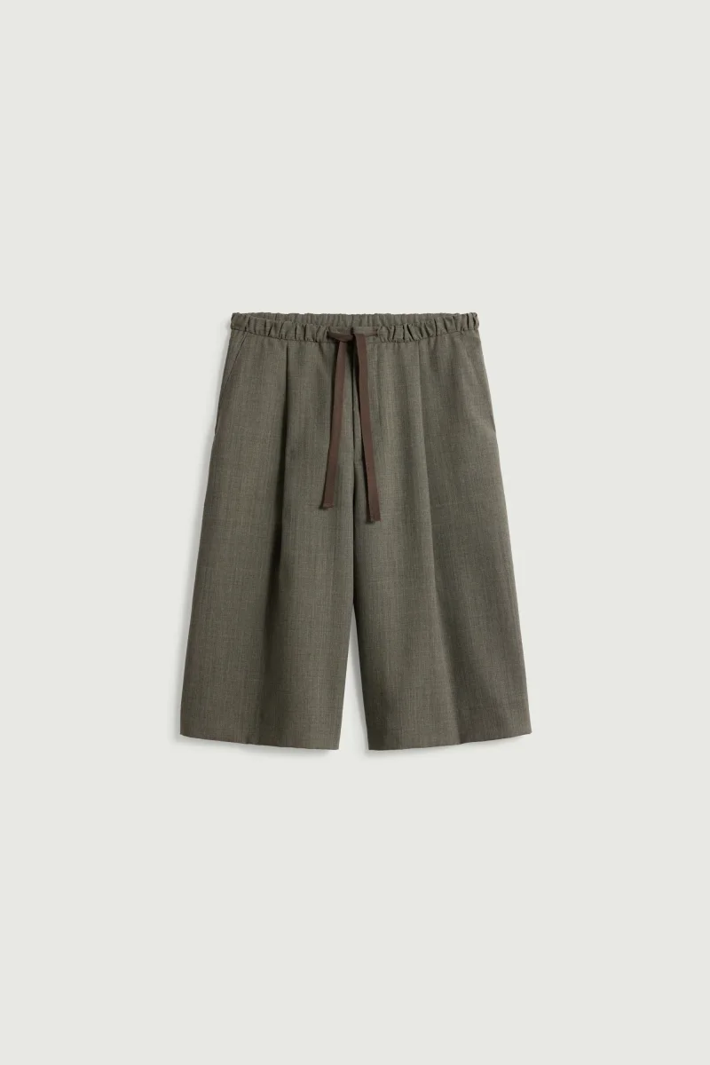 FALDA-PANTALÓN LOUISON VERDE GRISÁCEO - Imagen 6