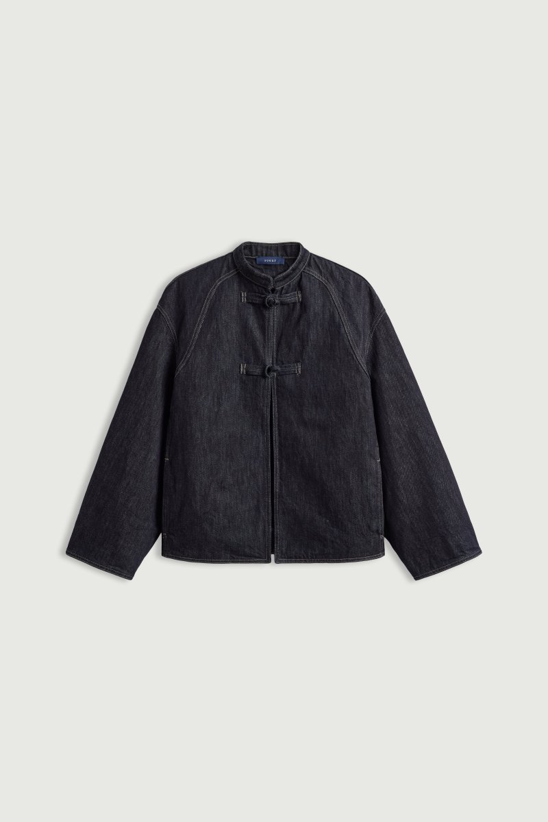 CHAQUETA ILIANA AZUL CRUDO - Imagen 6