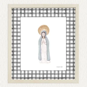 Lámina Virgencita - negro