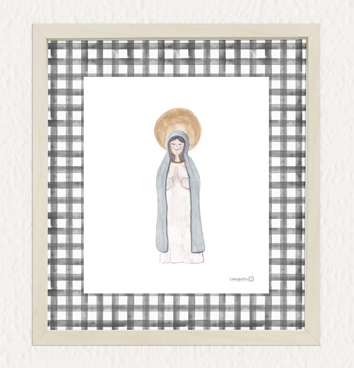 Lámina Virgencita - negro - Imagen 2