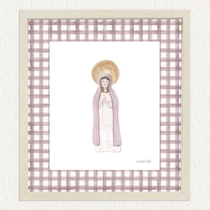 Lámina Virgencita - malva