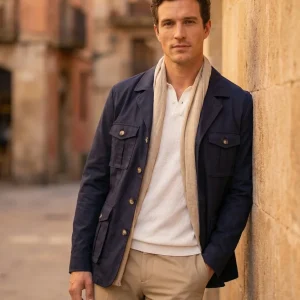 Chaqueta Sahara Marino