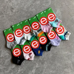 ELEMENTO ART 104 TALLE 1 SOQUETE NIÑO ESTAMPADO PACK X12