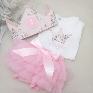 Conjunto cumpleaños bambi con tutú