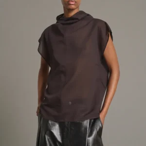 BLUSA IZUMI HIGO/MARRÓN