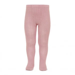 Leotardos básicos canalé ROSA PALO 526
