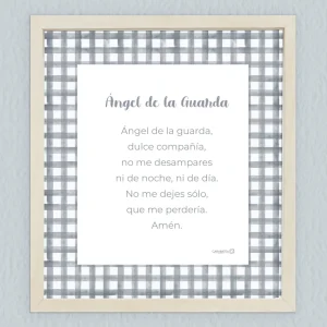 Oración Ángel de la guarda – celeste