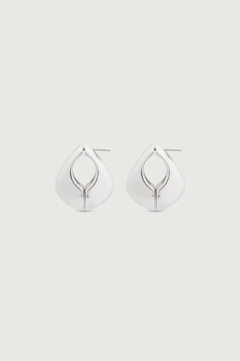 PENDIENTES MAXI PLATA - Imagen 2